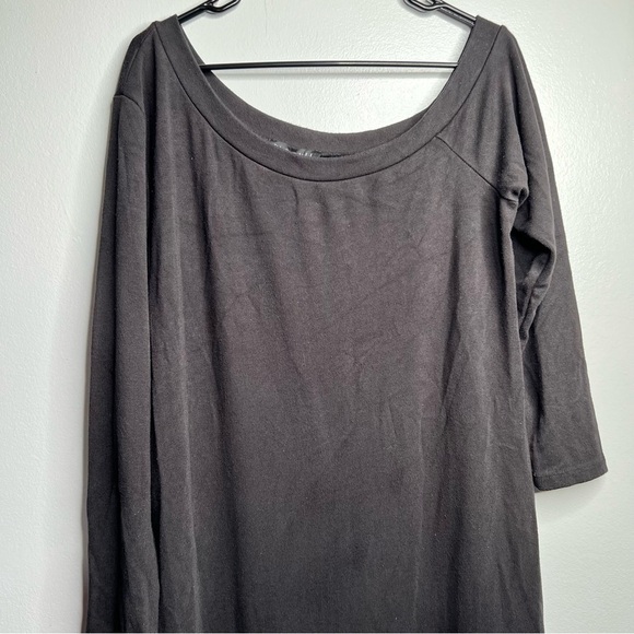 Eloquii Black One Shoulder Long Sleeve Knit Bodycon Midi Dress Plus Size… - Picture 5 of 9